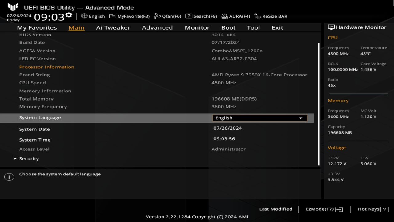 BIOS screenshot thumbnail