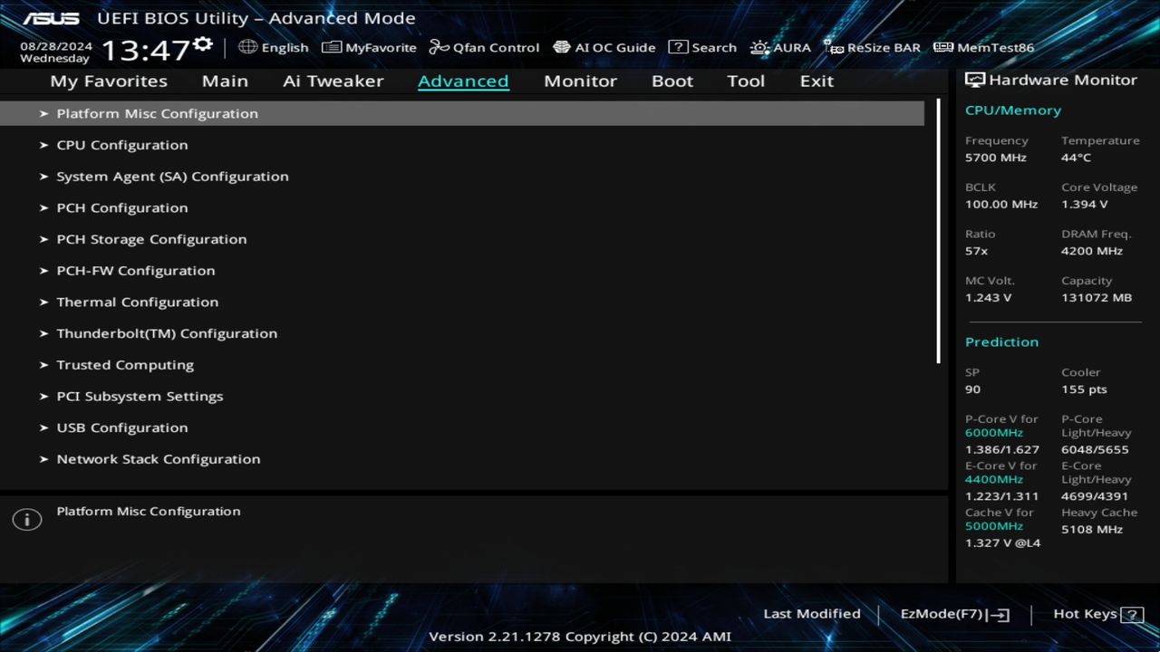 BIOS screenshot thumbnail