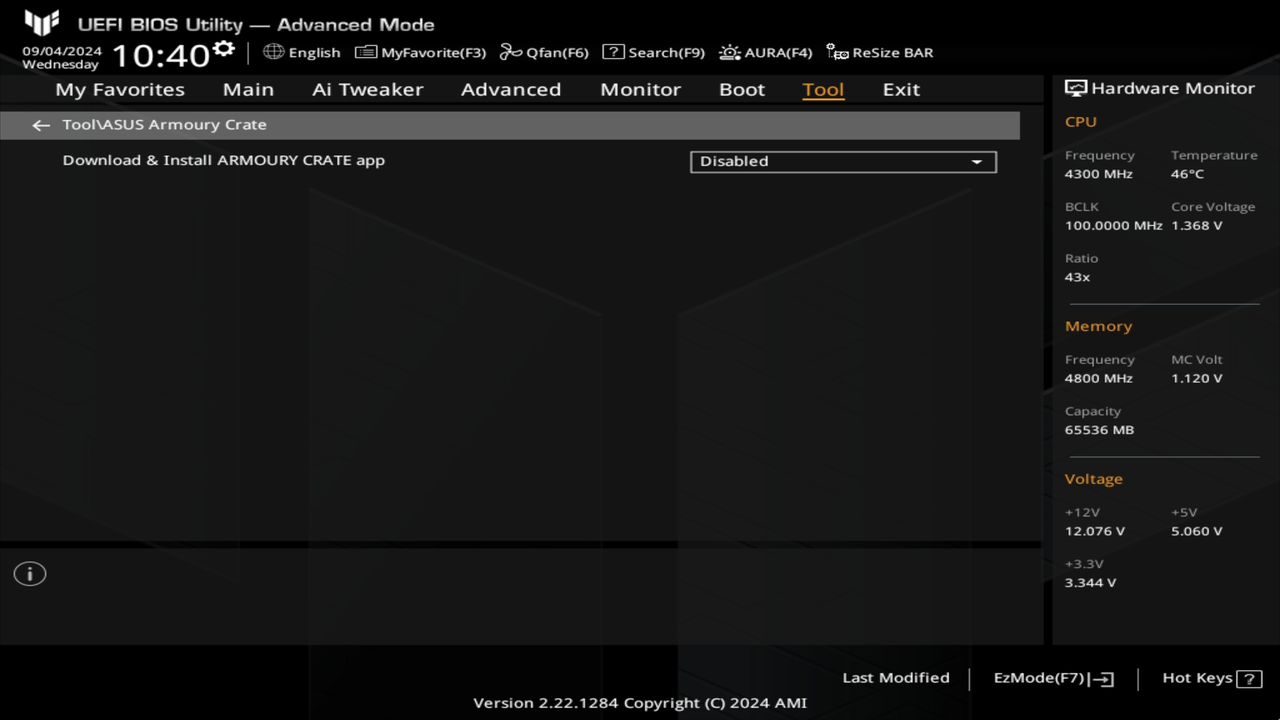 BIOS screenshot thumbnail
