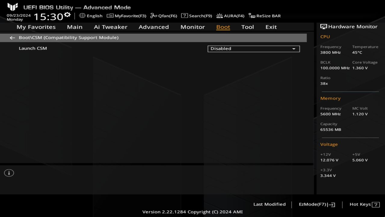 BIOS screenshot thumbnail