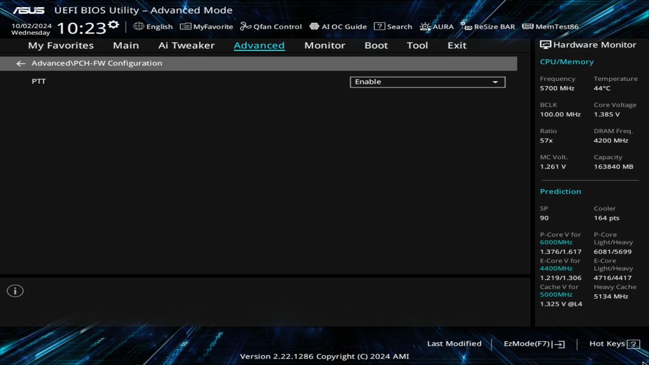 BIOS screenshot thumbnail
