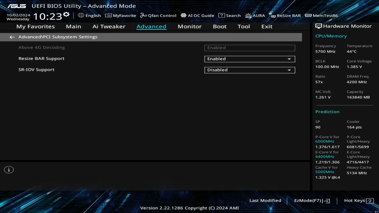 BIOS screenshot thumbnail
