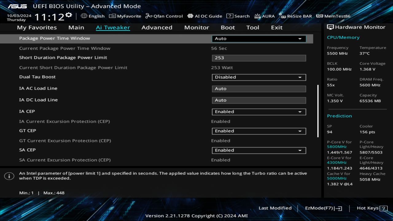 BIOS screenshot thumbnail