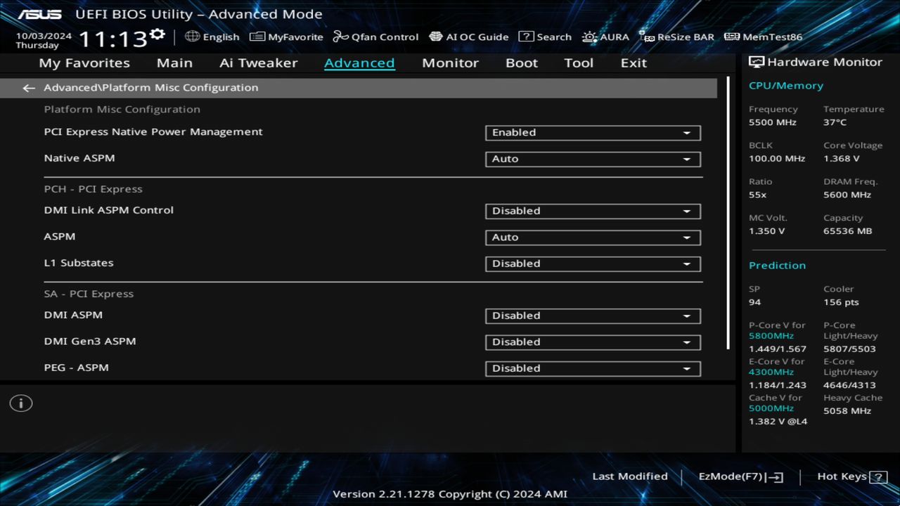 BIOS screenshot thumbnail