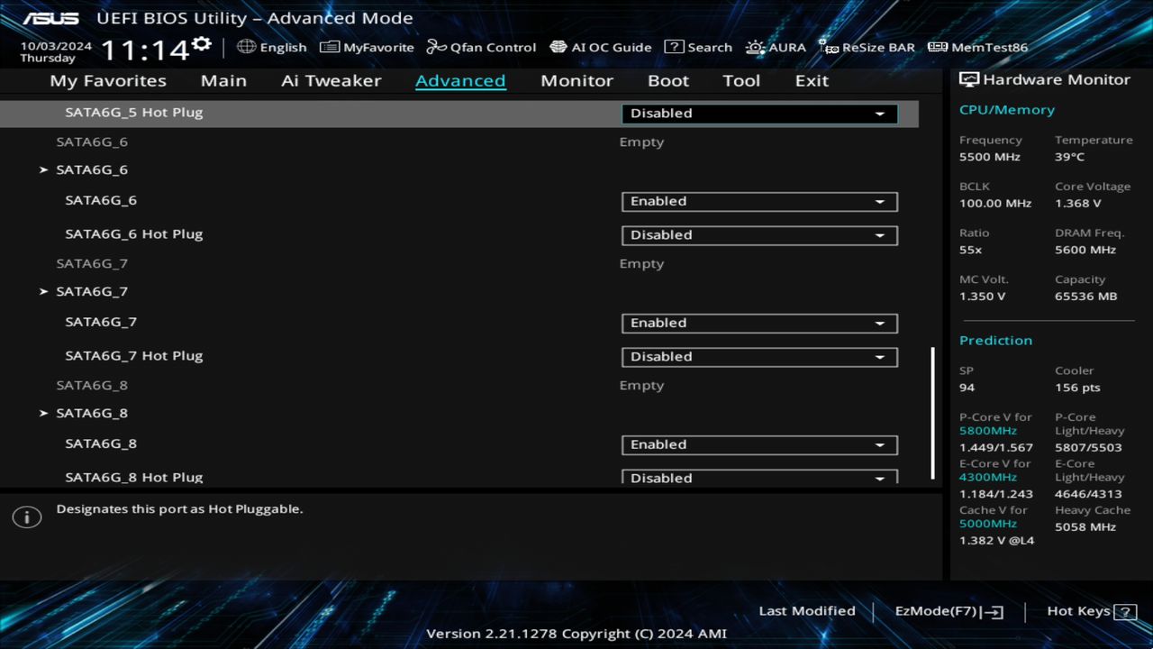 BIOS screenshot thumbnail