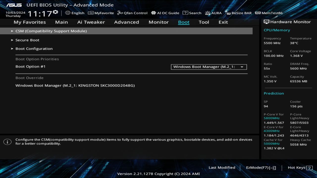 BIOS screenshot thumbnail