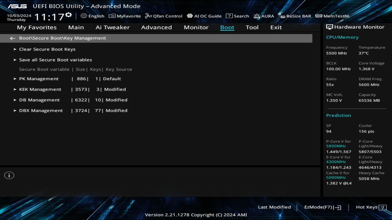 BIOS screenshot thumbnail