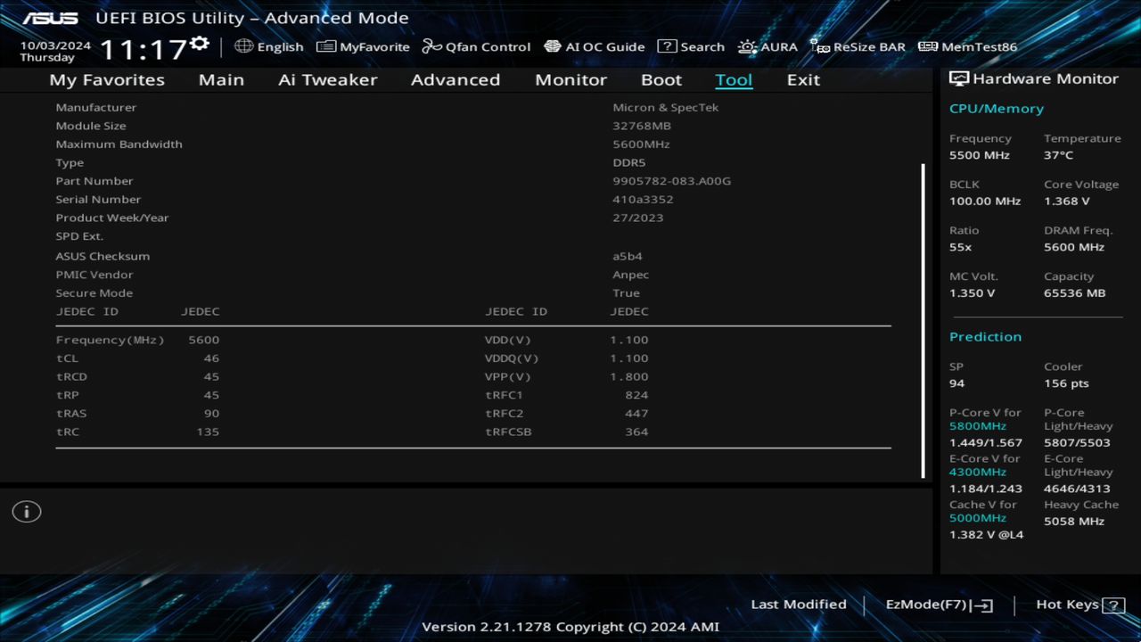 BIOS screenshot thumbnail