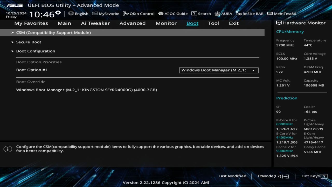 BIOS screenshot thumbnail