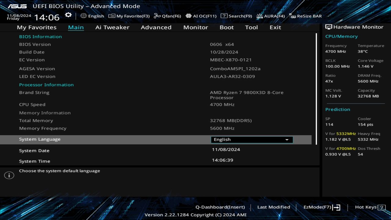 BIOS screenshot thumbnail