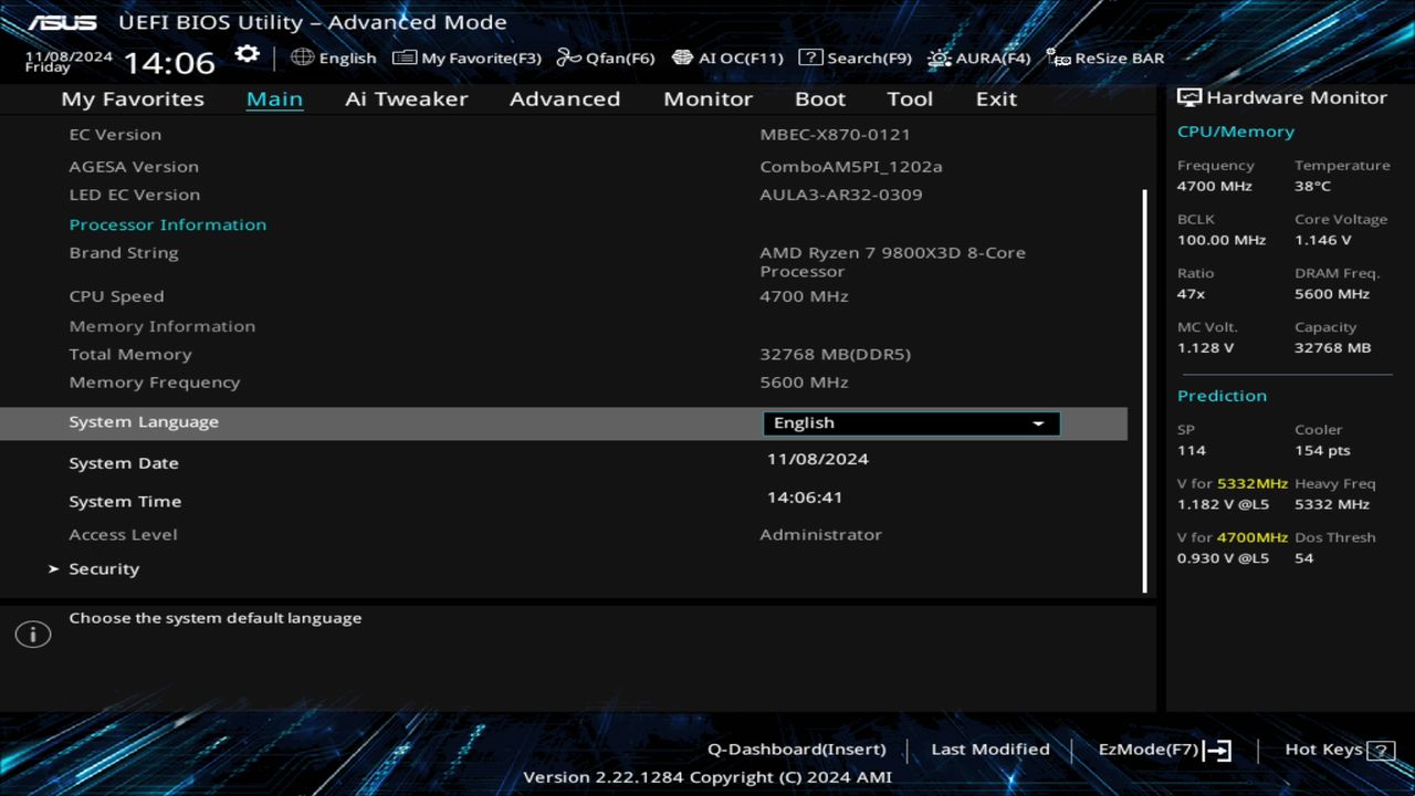 BIOS screenshot thumbnail