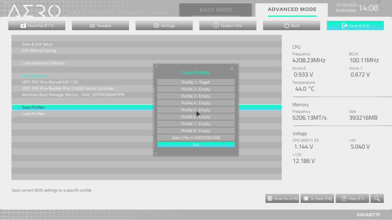 BIOS screenshot thumbnail