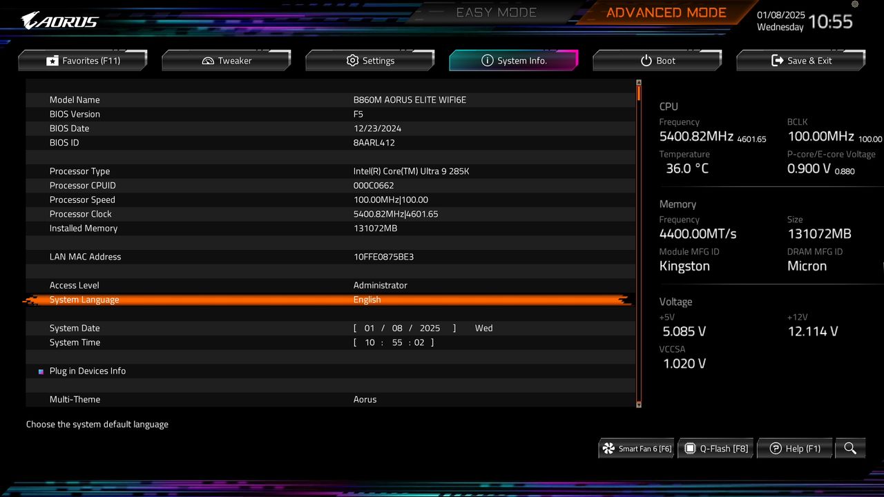BIOS screenshot thumbnail