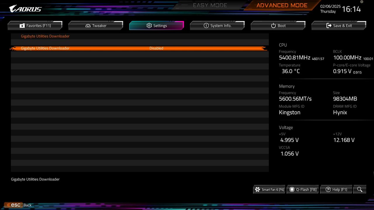 BIOS screenshot thumbnail