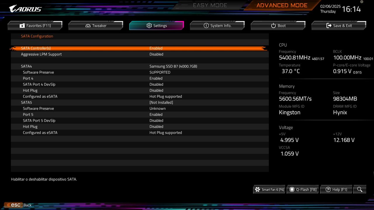 BIOS screenshot thumbnail