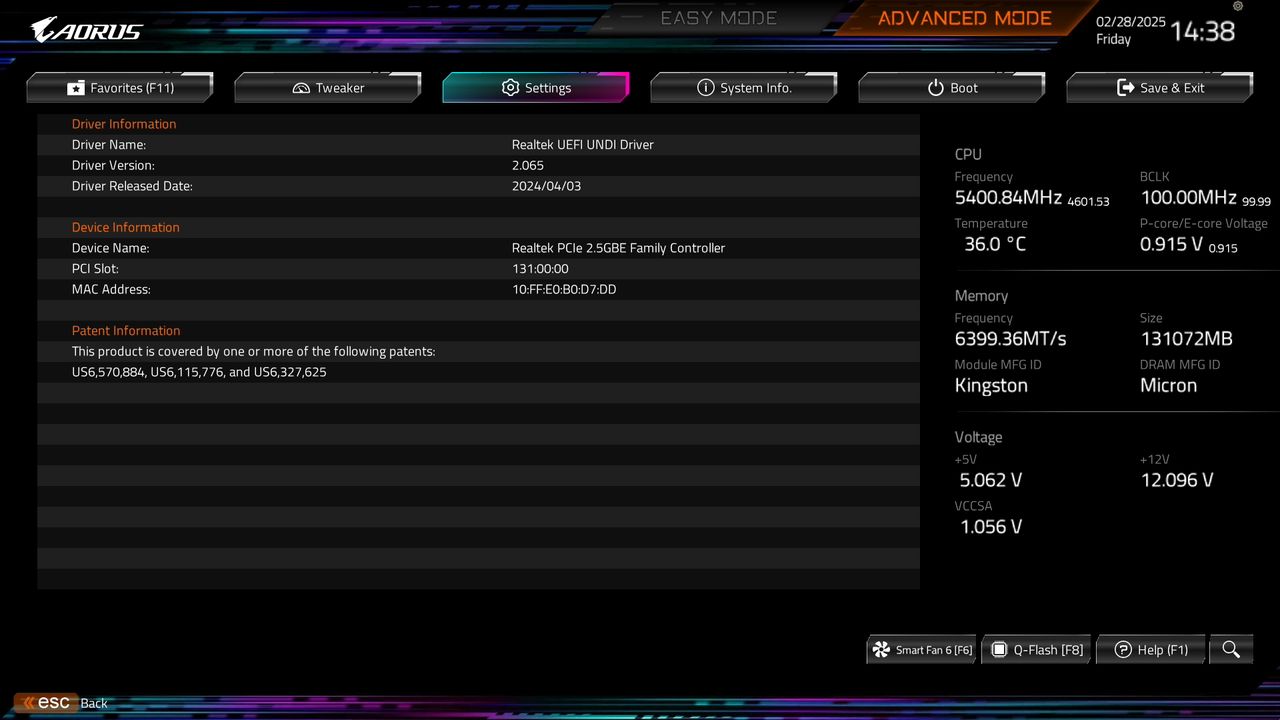 BIOS screenshot thumbnail