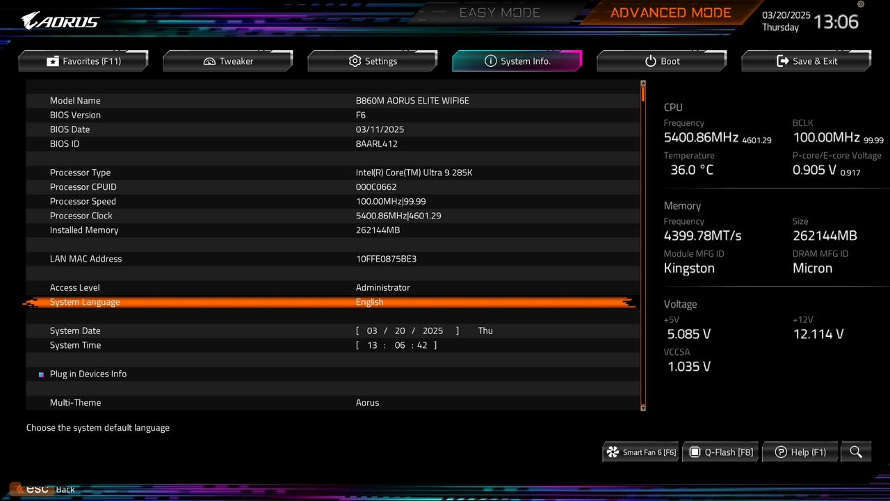 BIOS screenshot thumbnail