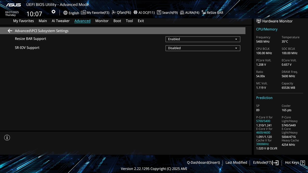 BIOS screenshot thumbnail