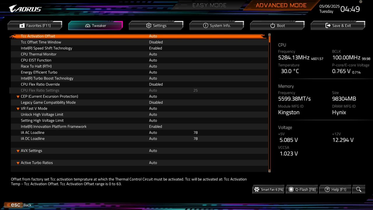 BIOS screenshot thumbnail