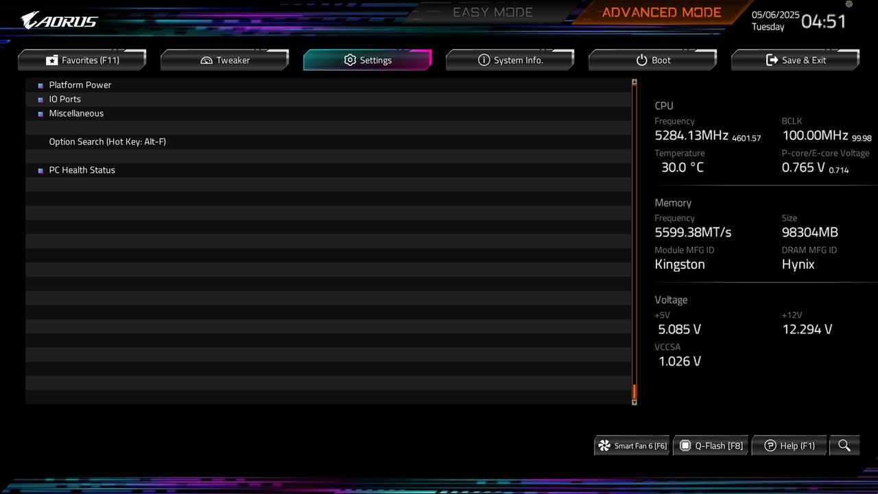 BIOS screenshot thumbnail