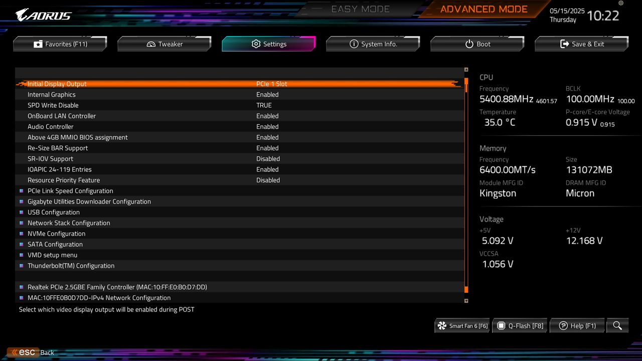 BIOS screenshot thumbnail