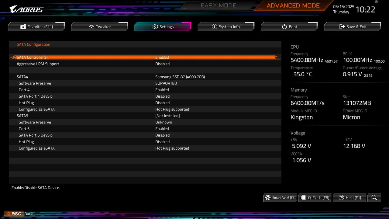 BIOS screenshot thumbnail