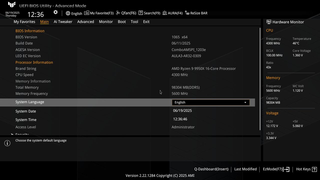 BIOS screenshot thumbnail