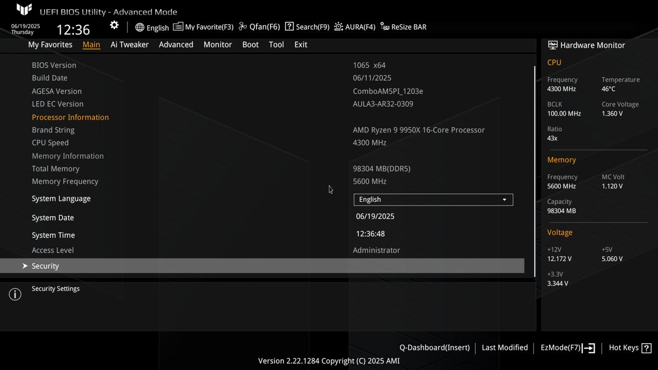 BIOS screenshot thumbnail