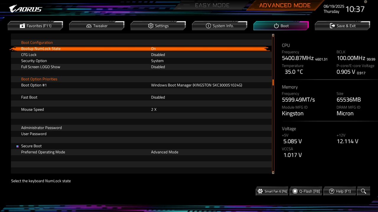 BIOS screenshot thumbnail