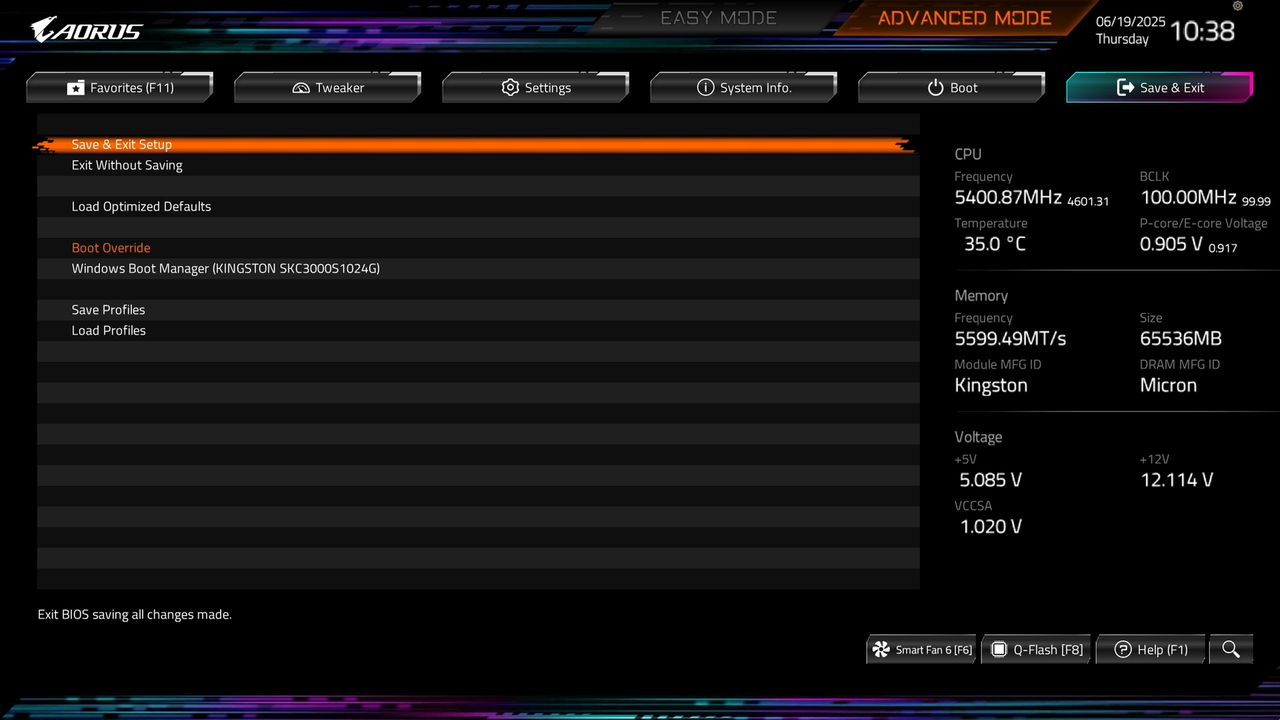 BIOS screenshot thumbnail