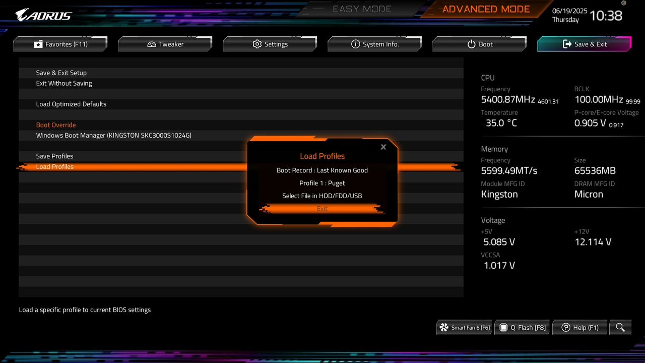 BIOS screenshot thumbnail