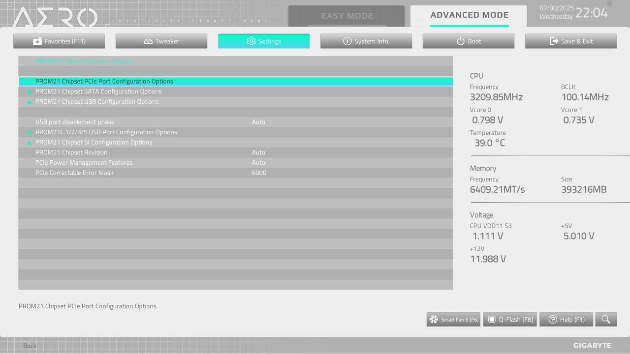 BIOS screenshot thumbnail