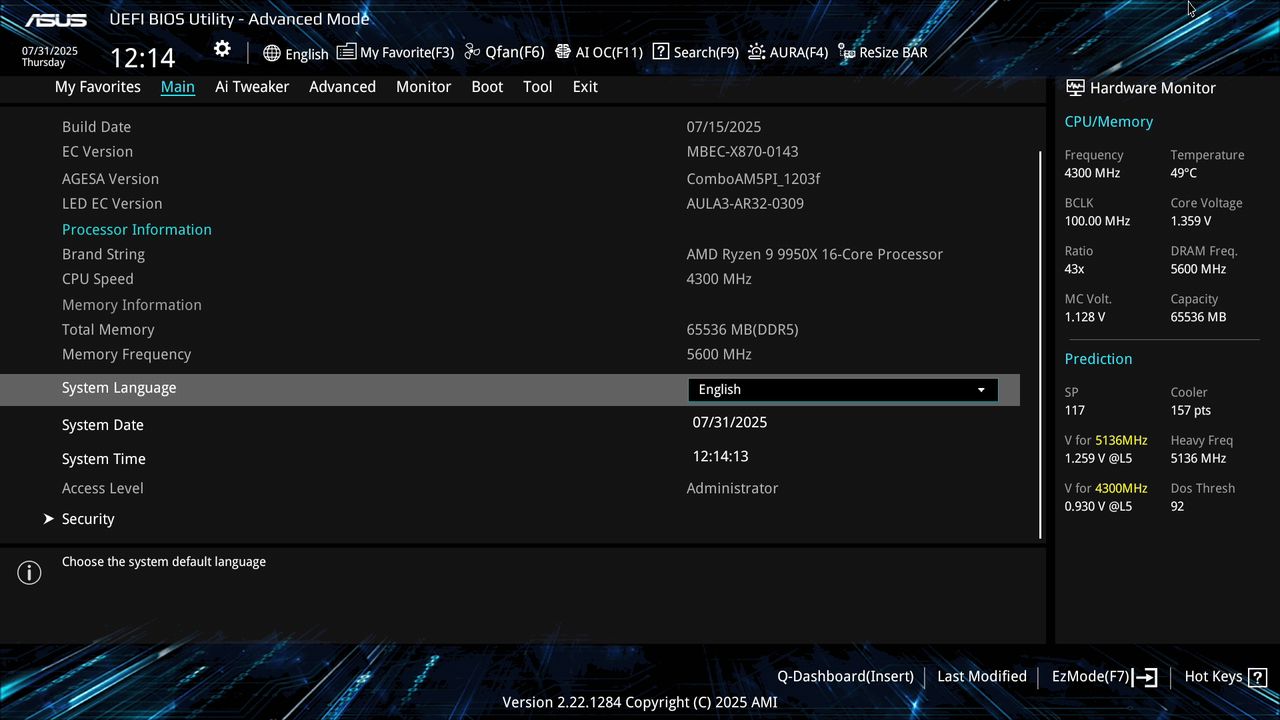 BIOS screenshot thumbnail