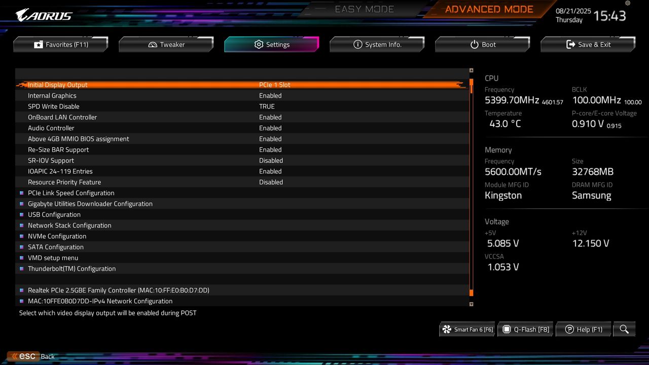 BIOS screenshot thumbnail
