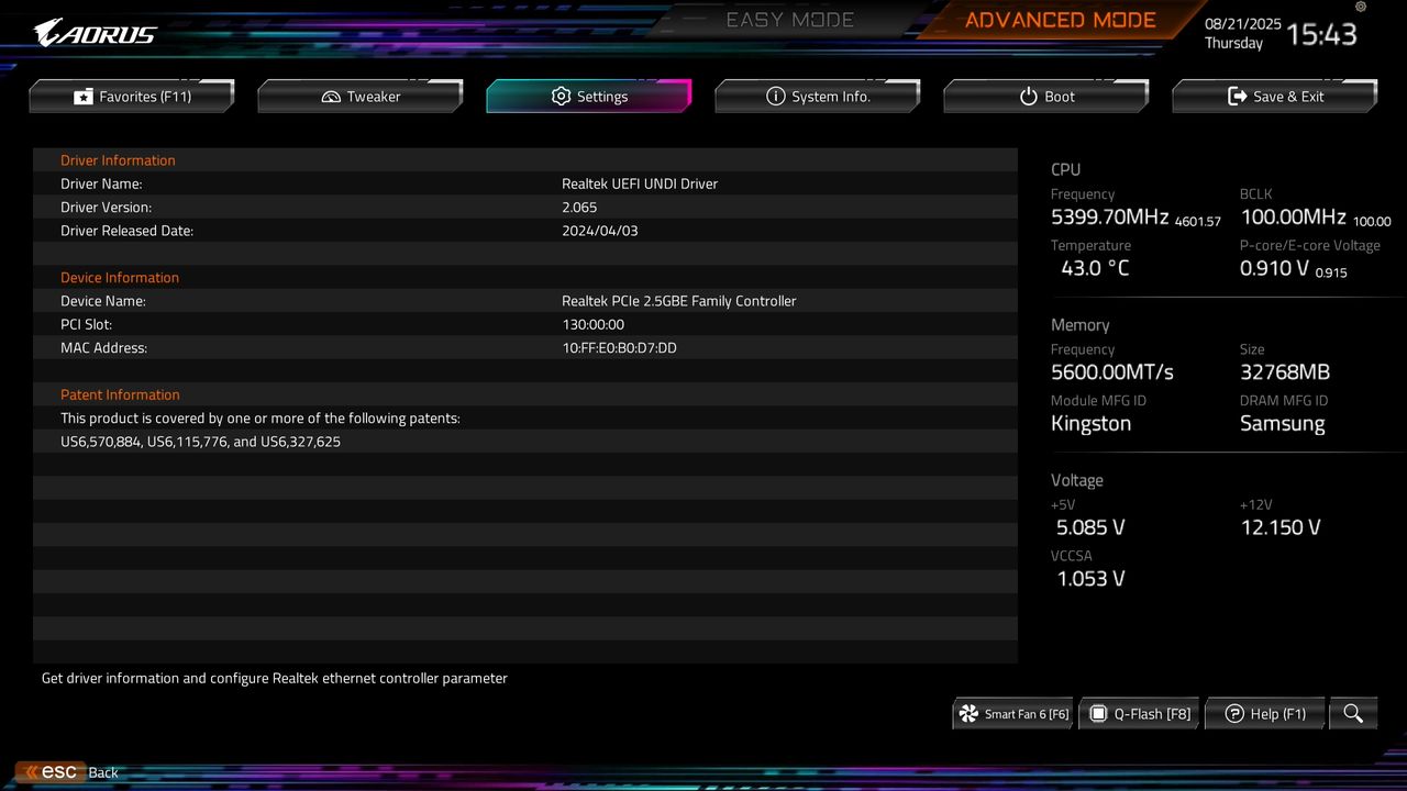 BIOS screenshot thumbnail