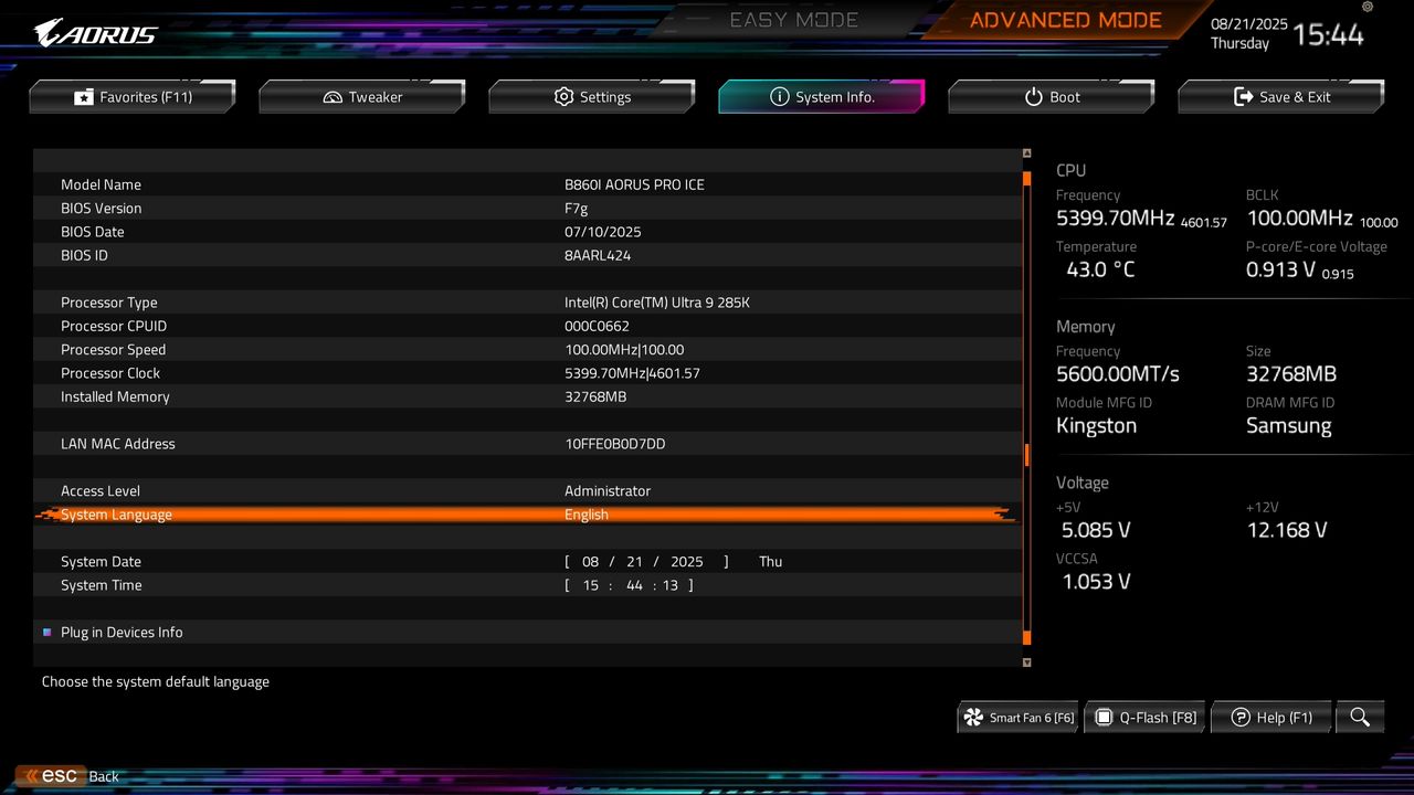 BIOS screenshot thumbnail