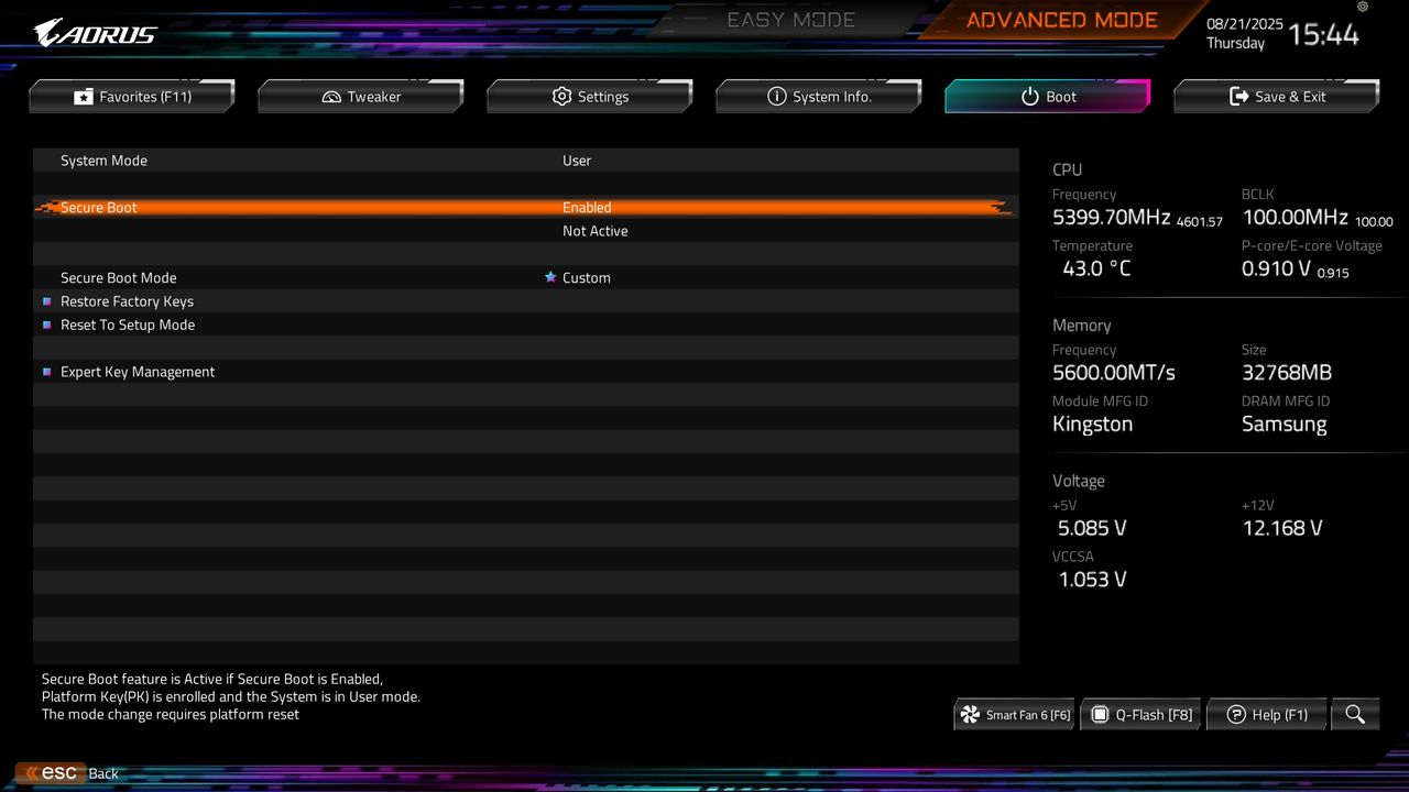 BIOS screenshot thumbnail