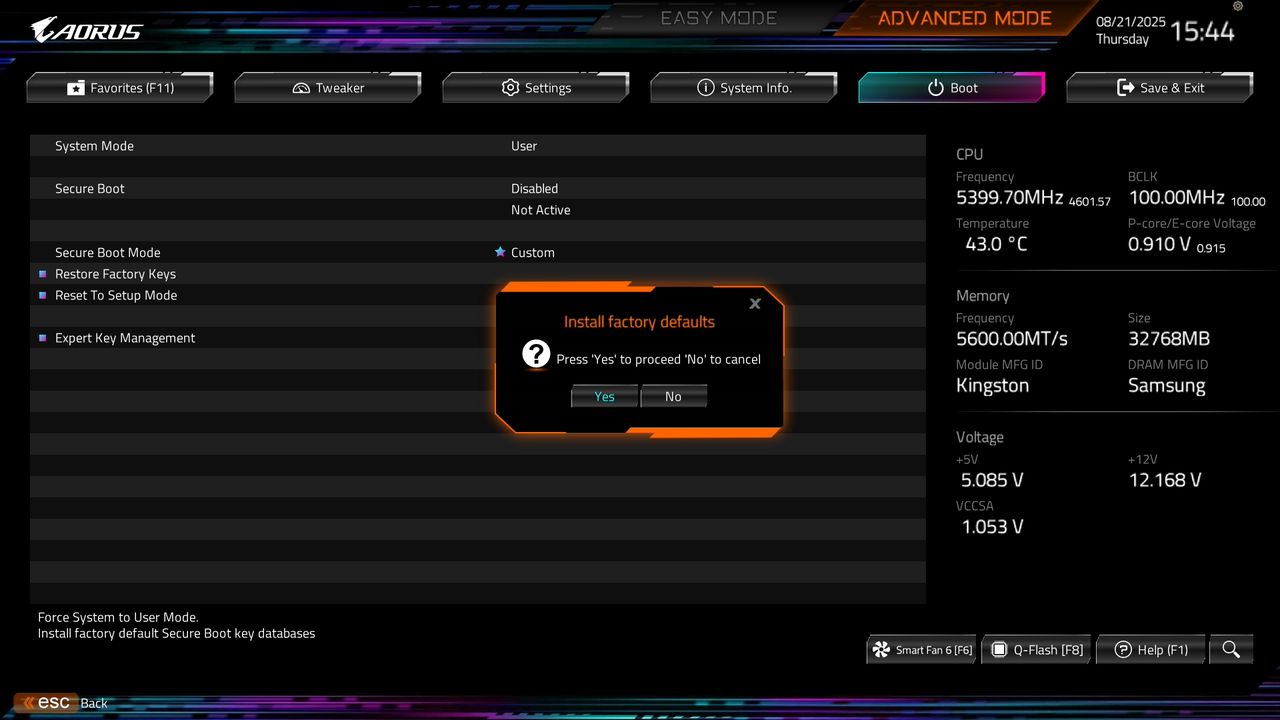 BIOS screenshot thumbnail