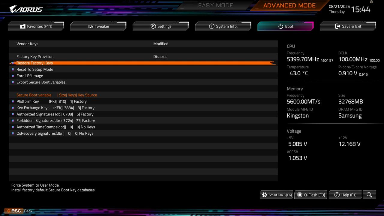 BIOS screenshot thumbnail