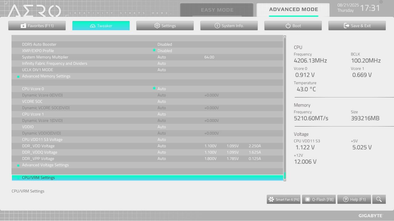 BIOS screenshot thumbnail