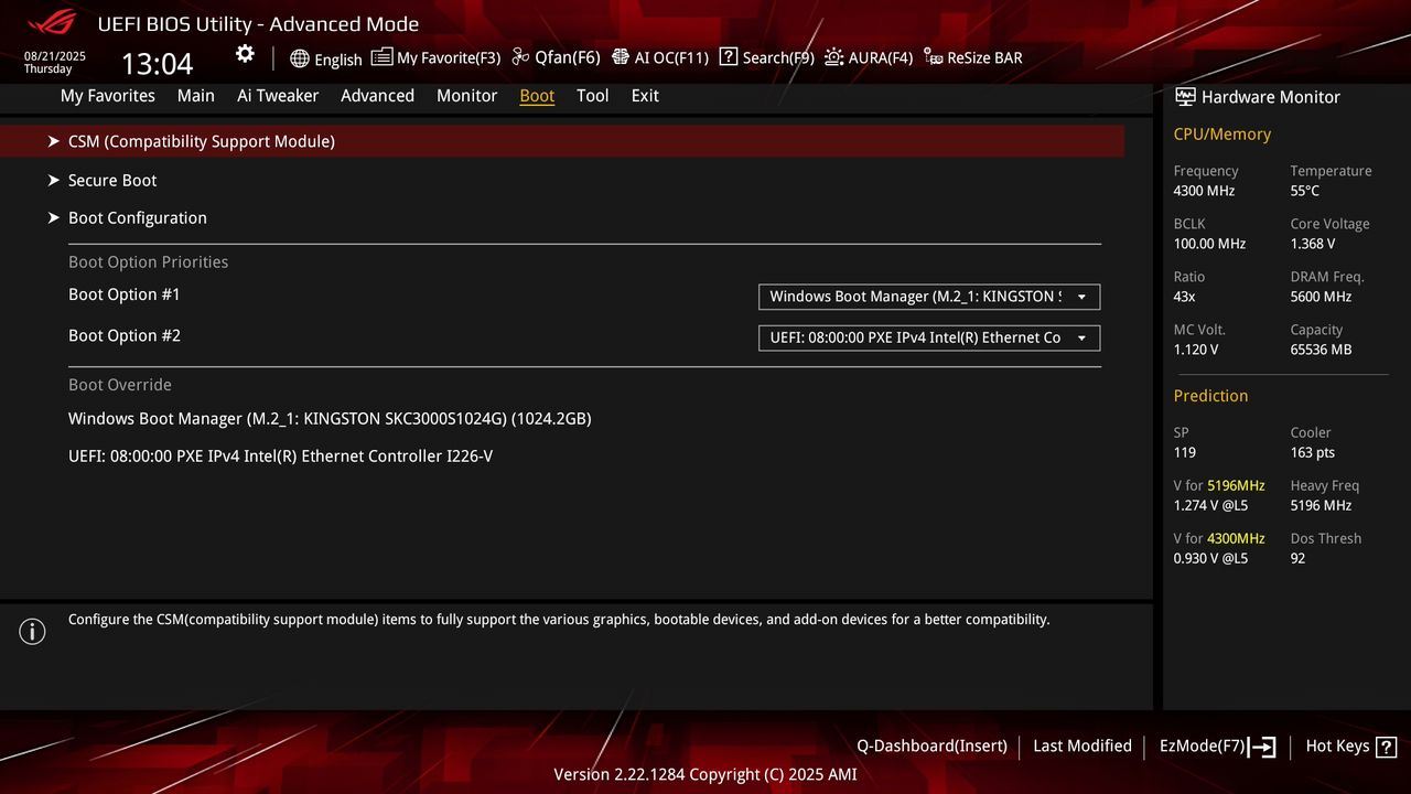 BIOS screenshot thumbnail
