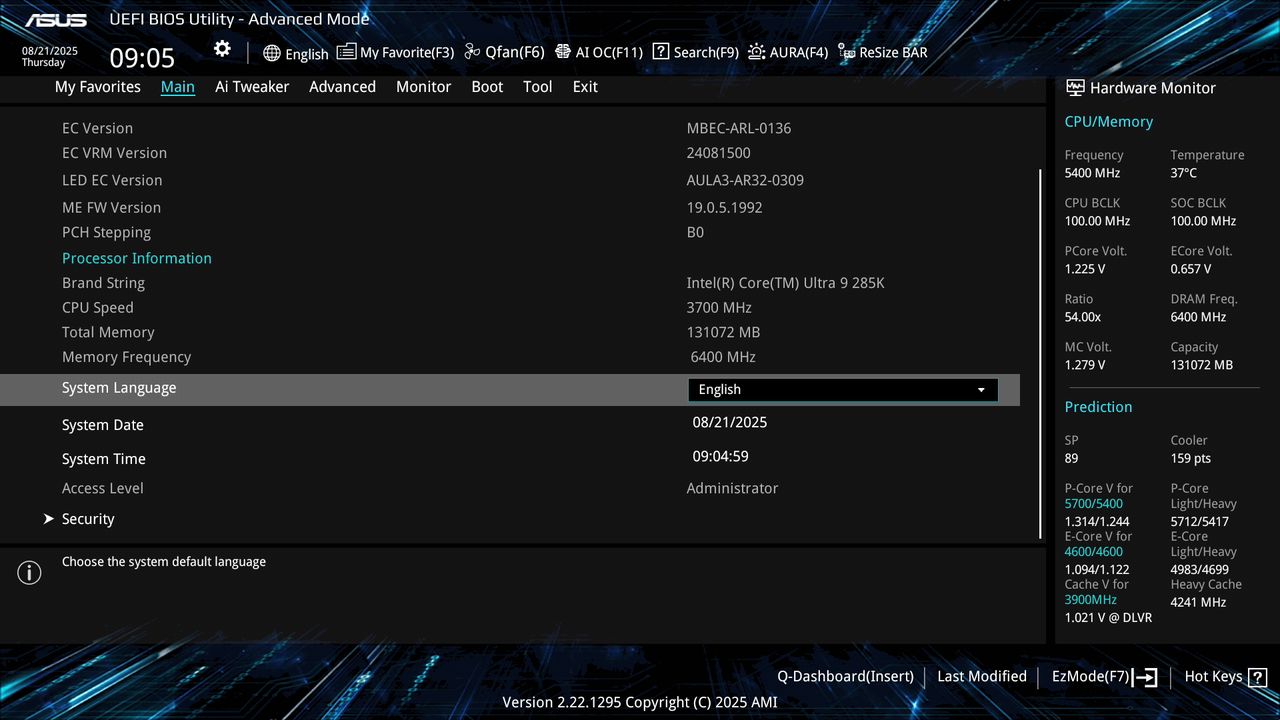 BIOS screenshot thumbnail
