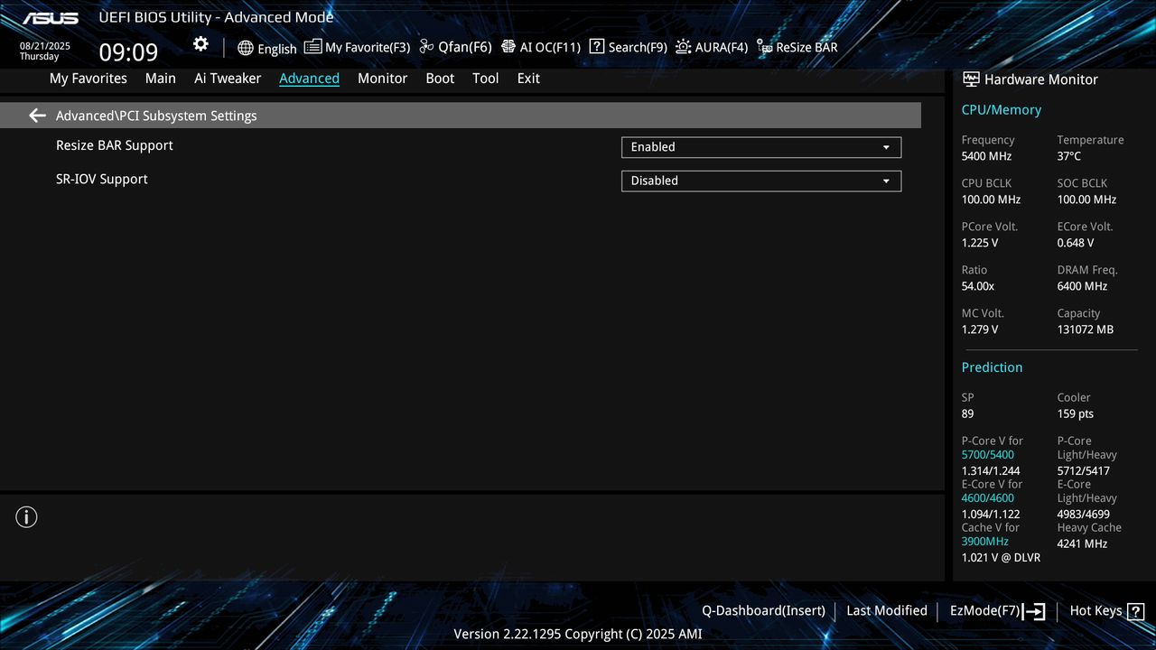 BIOS screenshot thumbnail