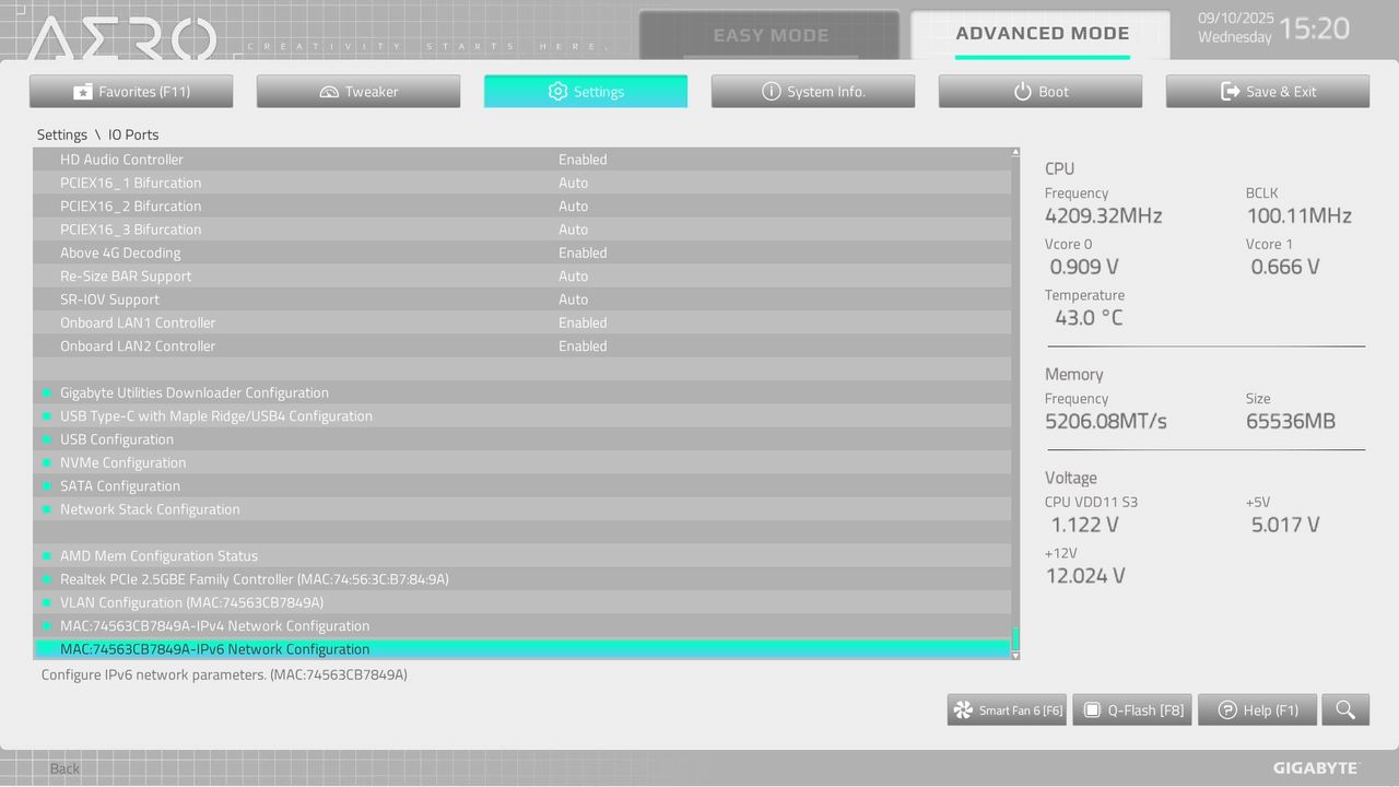 BIOS screenshot thumbnail