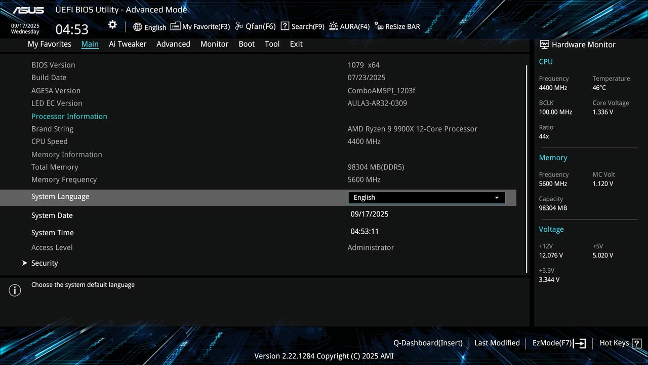 BIOS screenshot thumbnail