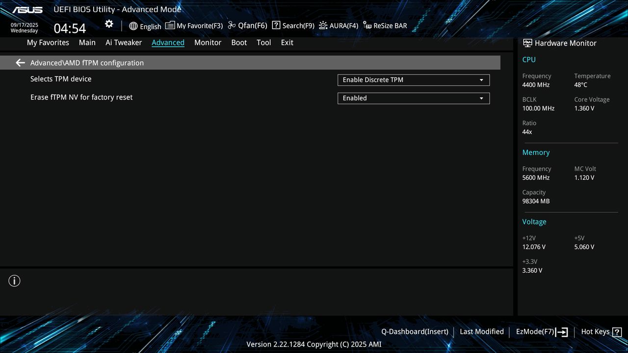BIOS screenshot thumbnail