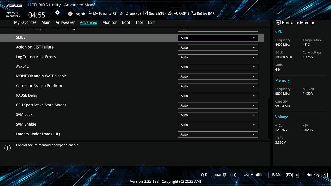 BIOS screenshot thumbnail