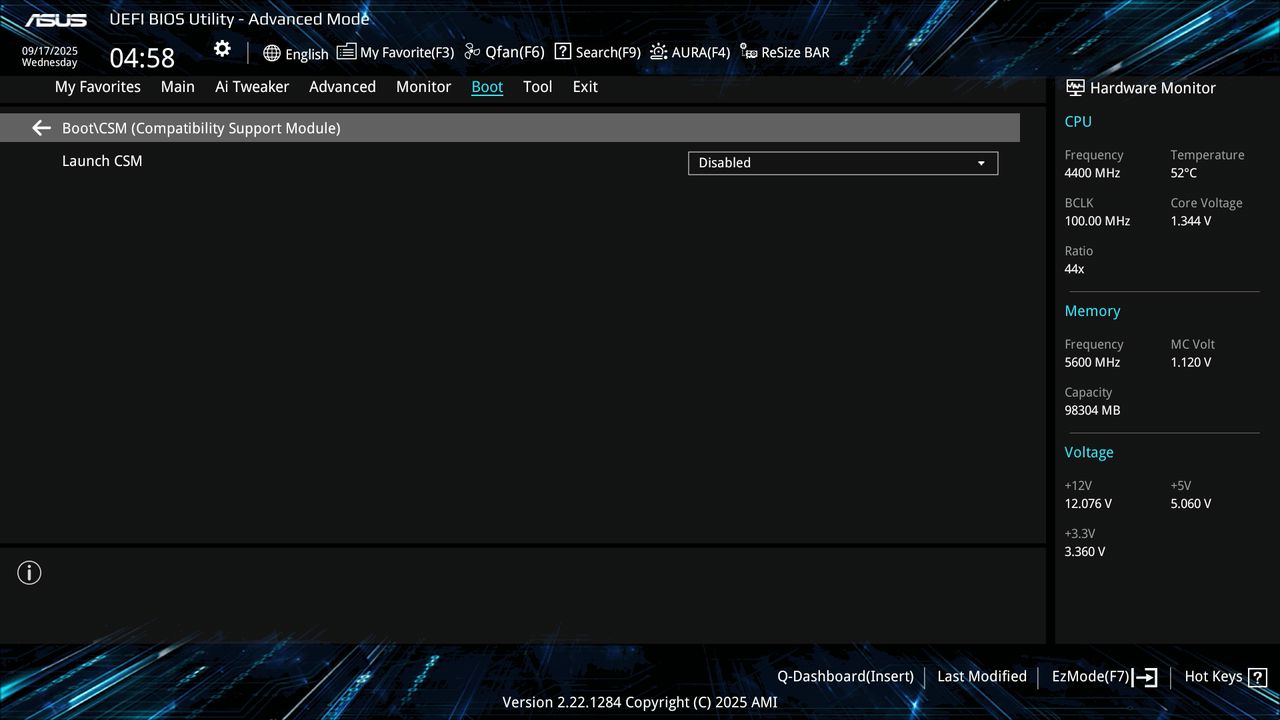 BIOS screenshot thumbnail