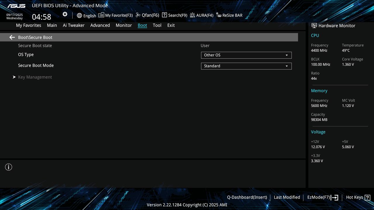 BIOS screenshot thumbnail