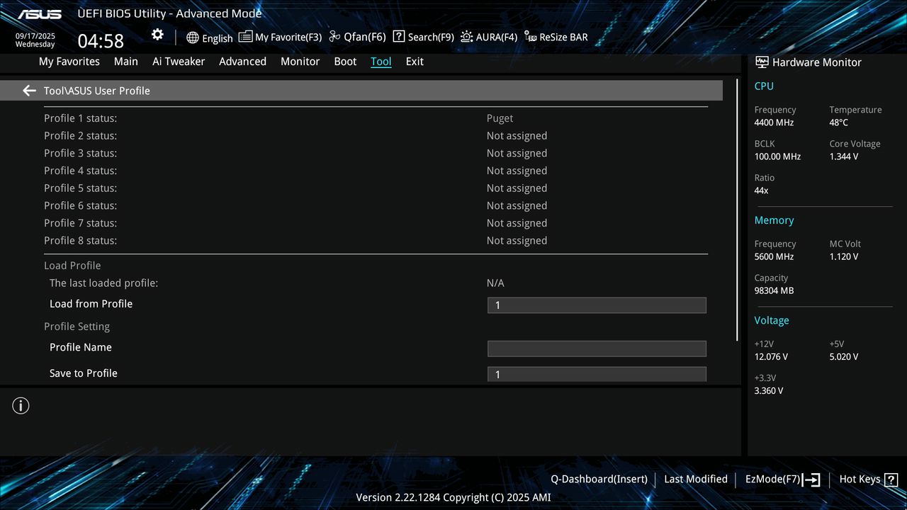 BIOS screenshot thumbnail